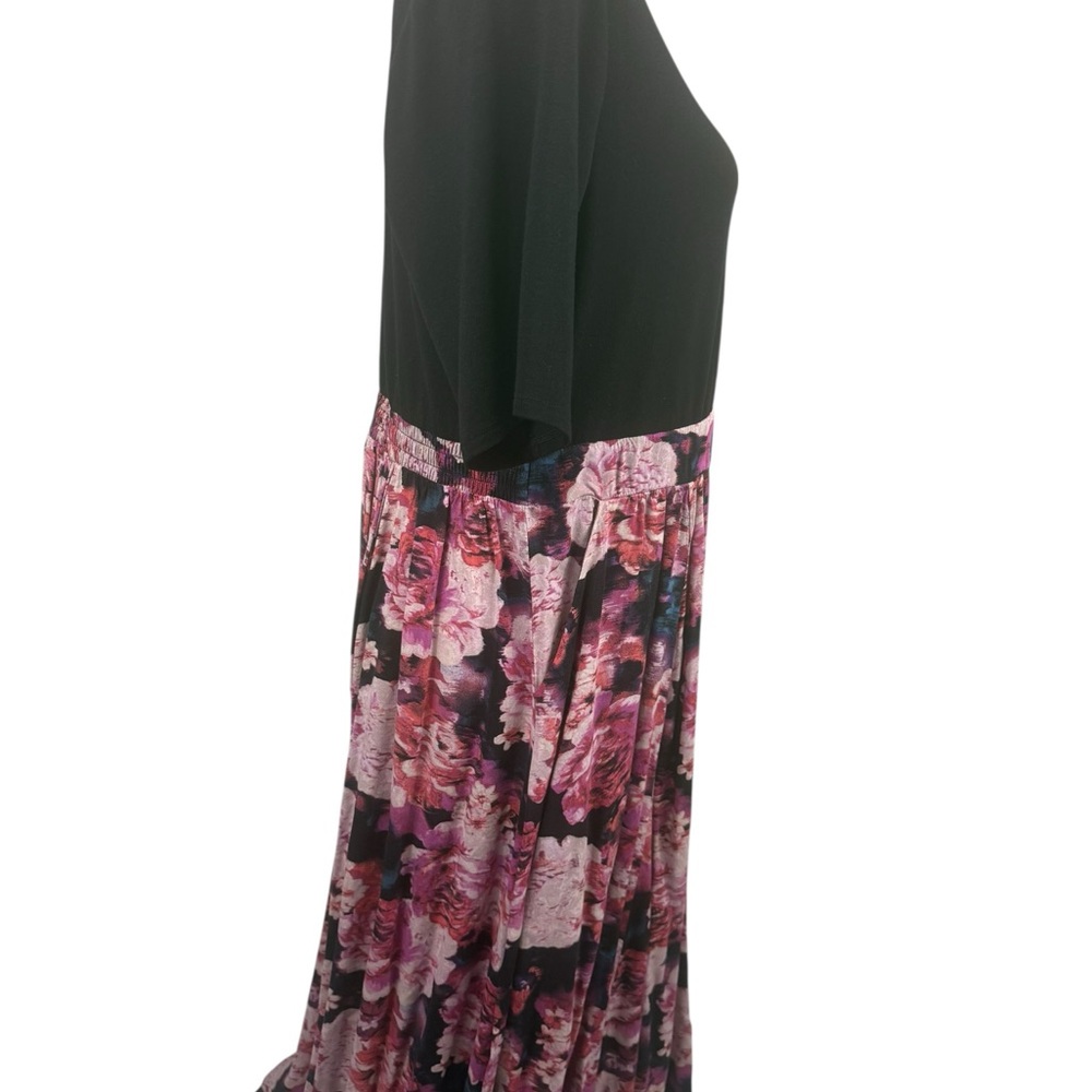 Torrid floral skirt print and black top dress size 1-1X/14-16 - Picture 5 of 11